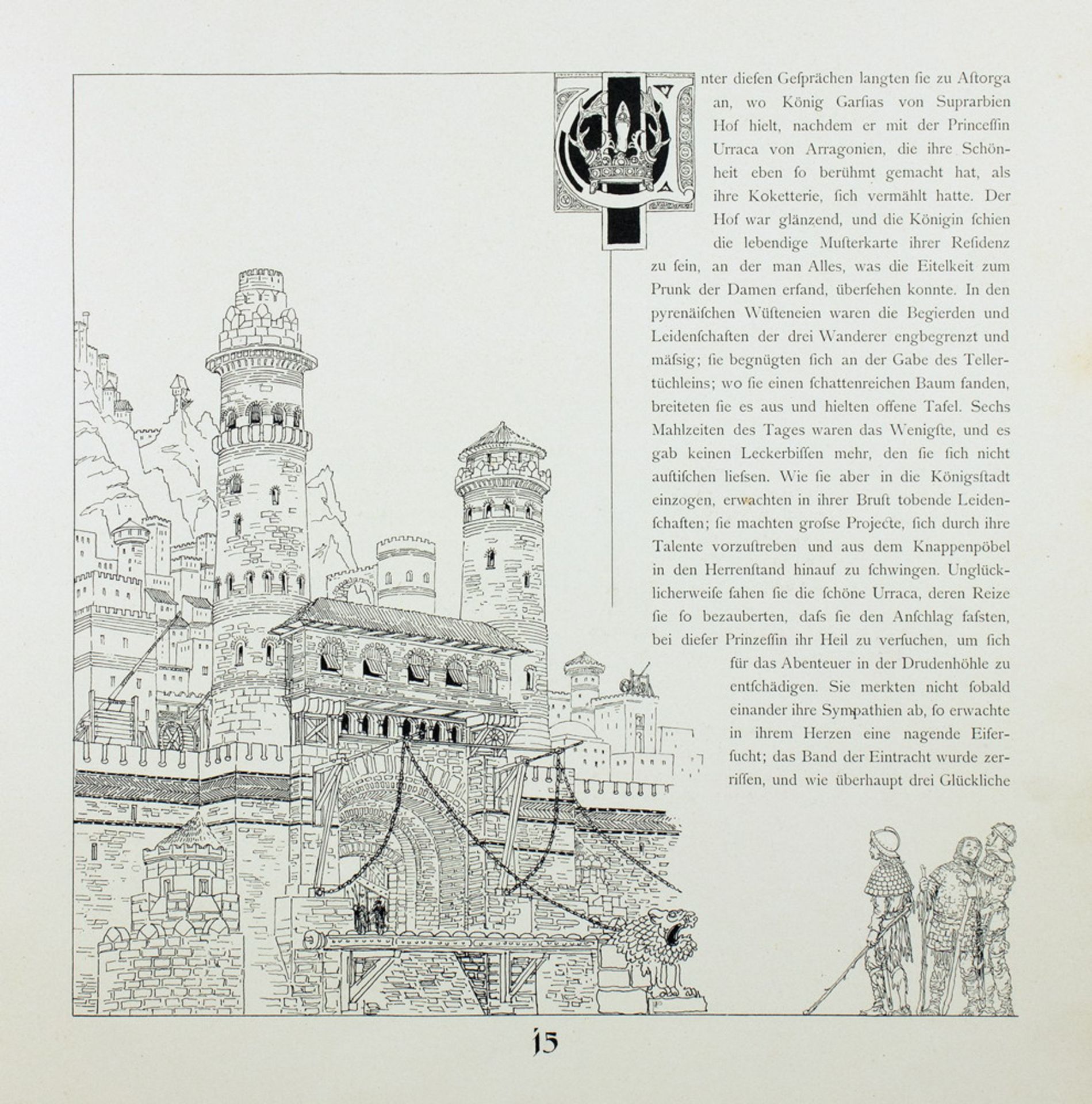 Wiener Jugendstil - Johann Karl August Musaeus. Rolands Knappen. - Image 4 of 5