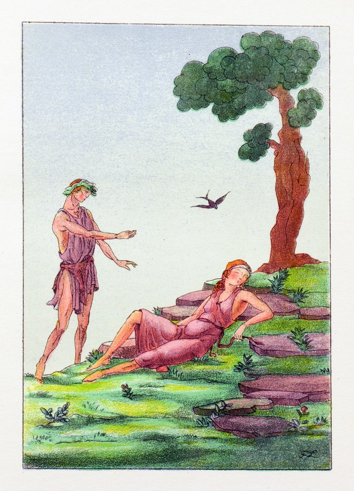 Daphnis und Chloe - Longus. Die Liebesgeschichte von Daphnis und Chloe. - Image 6 of 12