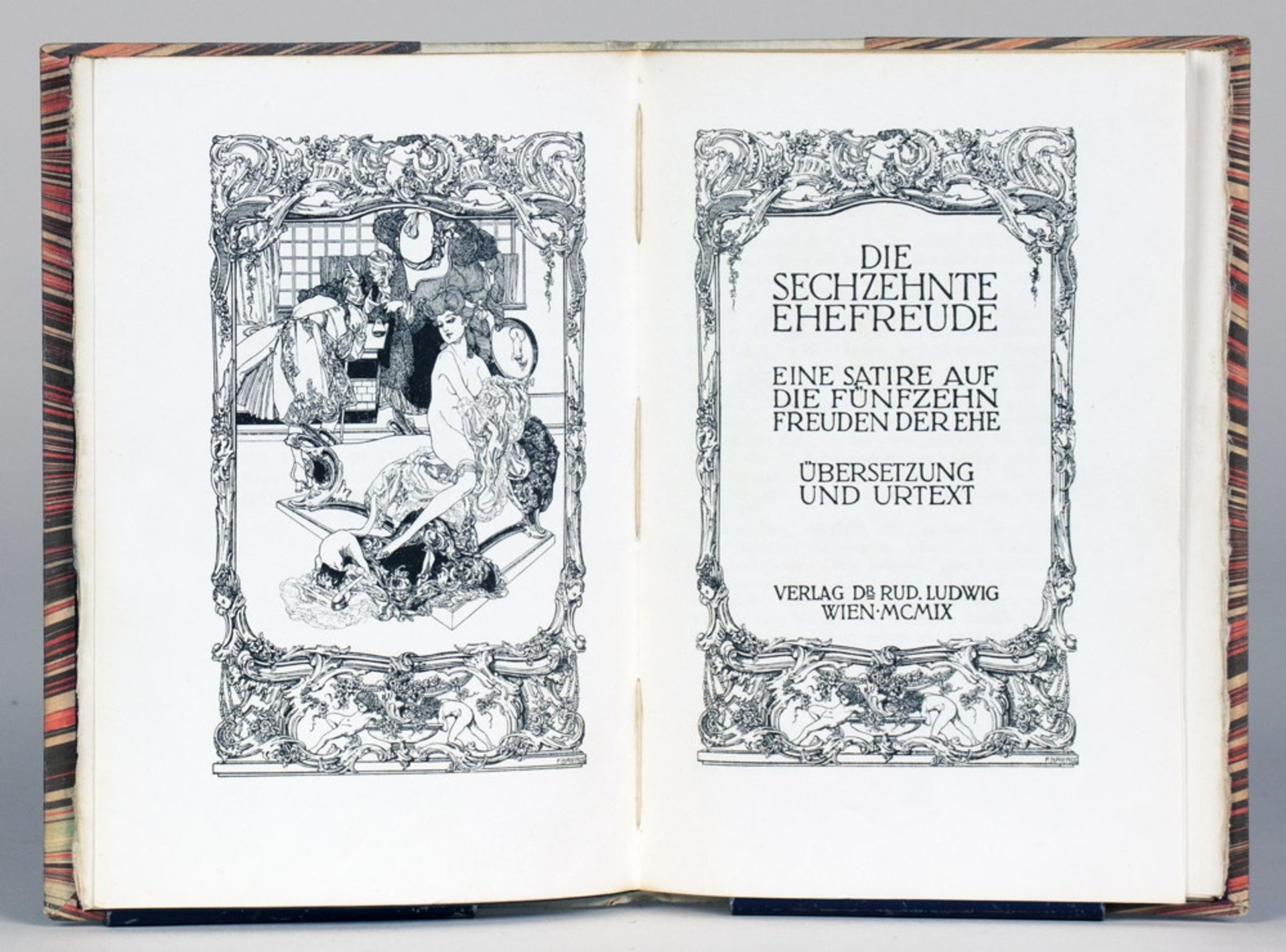 Wiener Werkstätte - Die sechzehnte Ehefreude. - Image 2 of 2