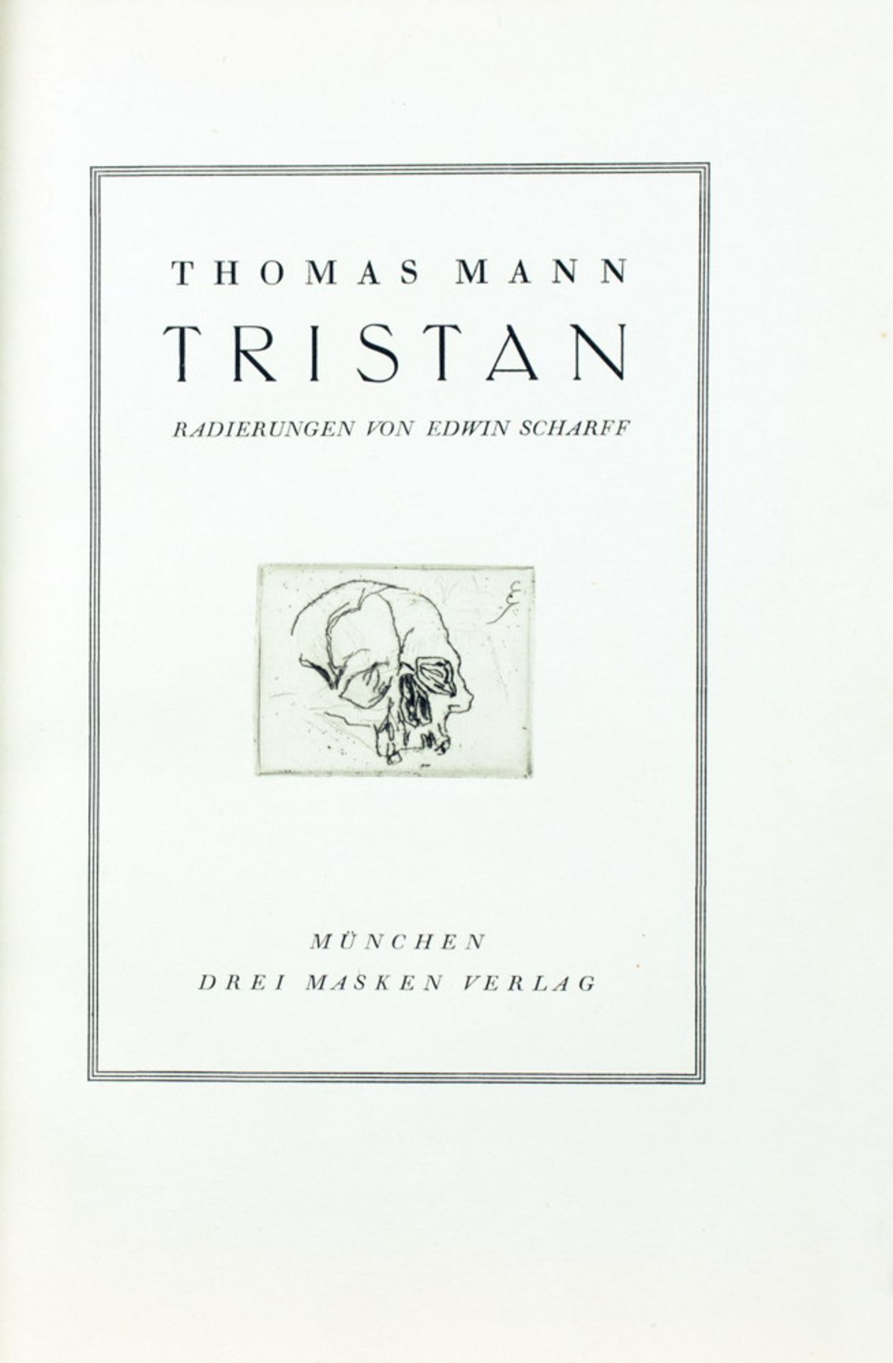 Obelisk-Drucke - Thomas Mann. Tristan.