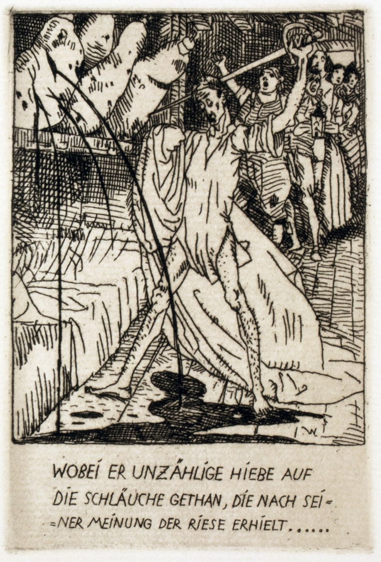 Karl Walser - Miguel de Cervantes Saavedra. Leben und Thaten des scharfsinnigen Edlen Don Quixote vo - Image 3 of 5