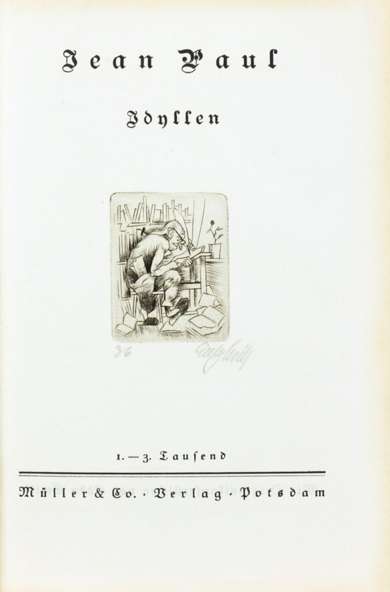 Georg Müller Verlag - Jean Paul. Werke. - Image 2 of 2