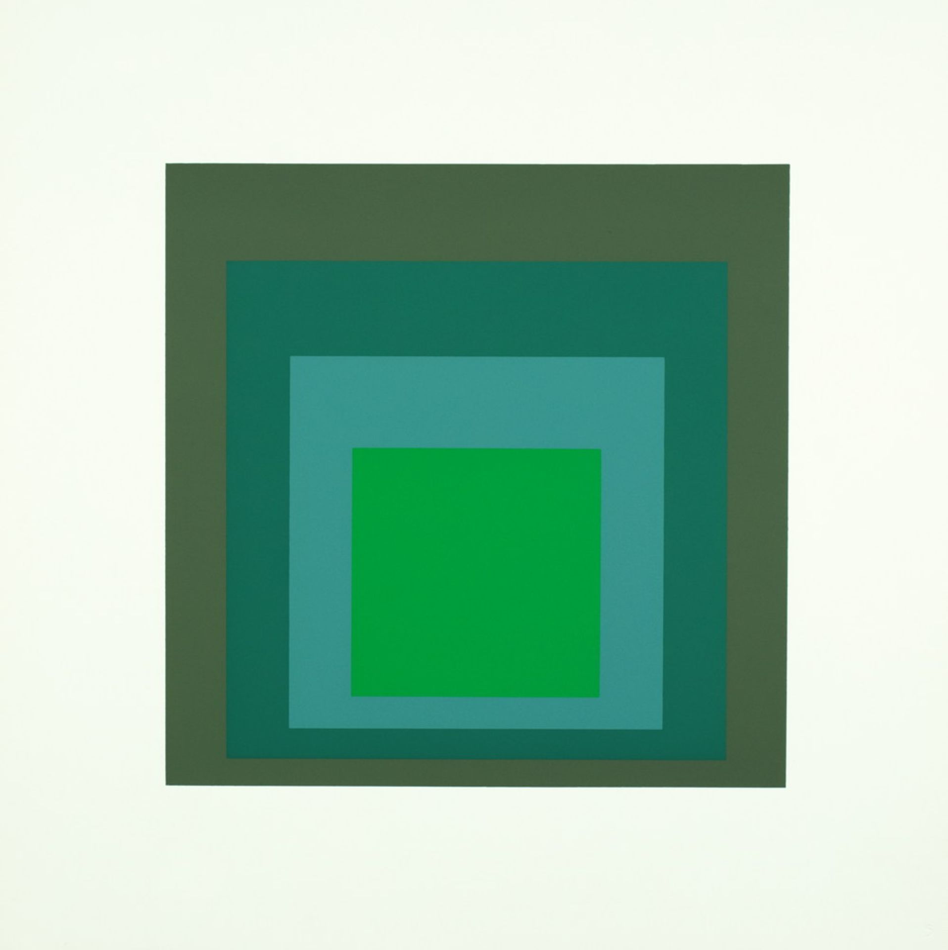 Josef Albers. Homage to the Square : Ten Works. - Image 5 of 10