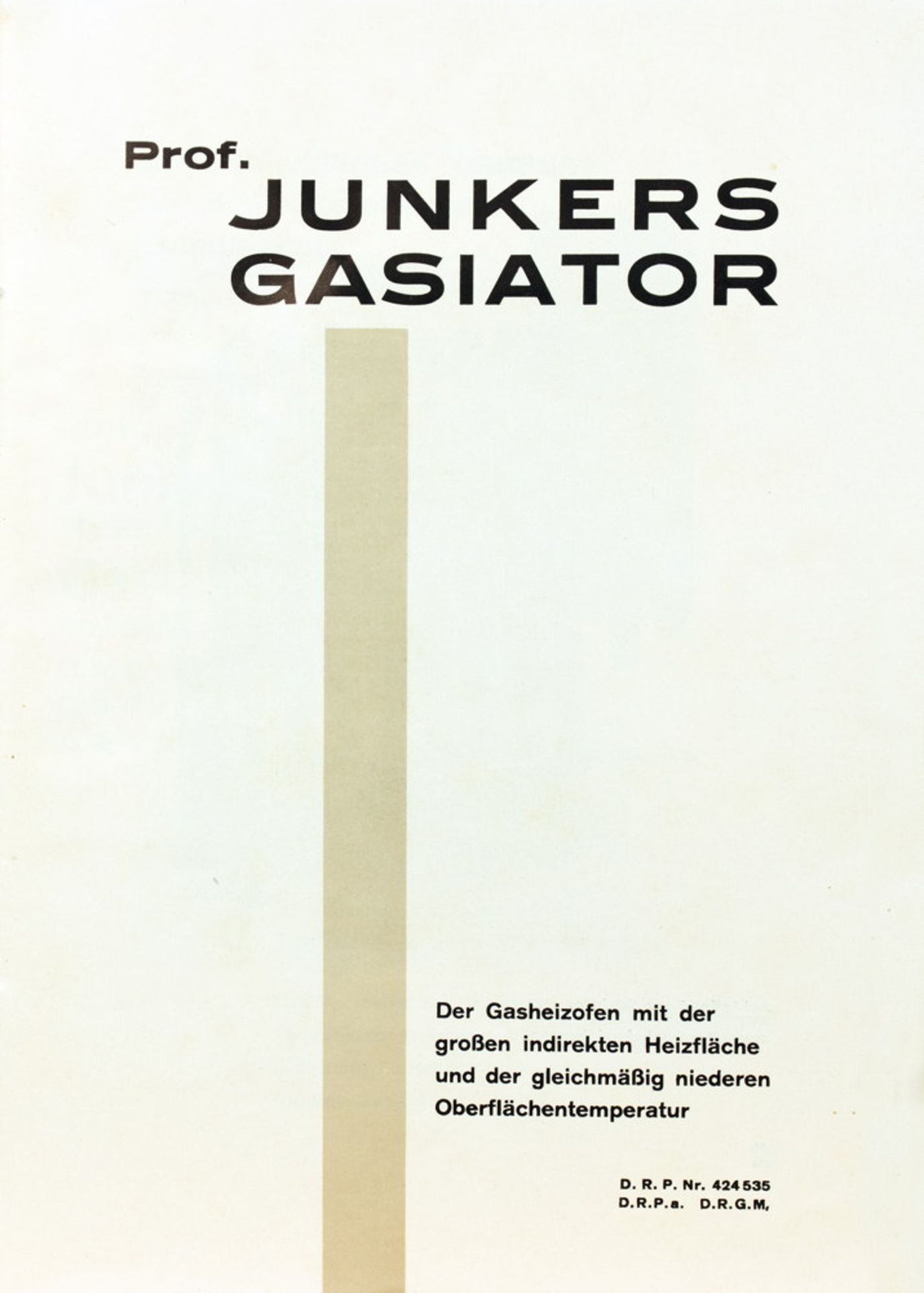 Bauhaus - Prof. Junkers Gasiator - Image 2 of 2