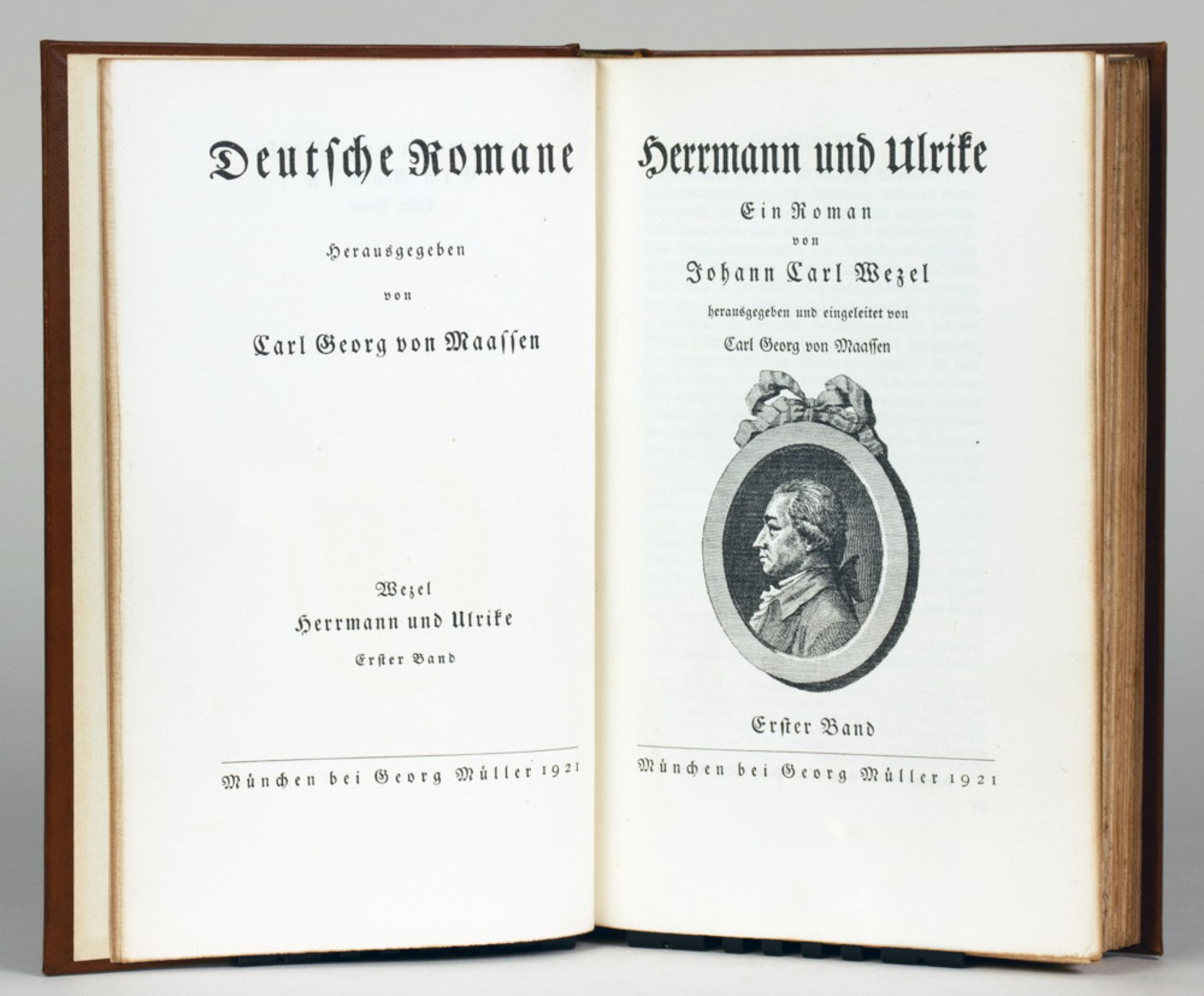 Georg Müller Verlag - Johann Carl Wezel. Hermann und Ulrike.