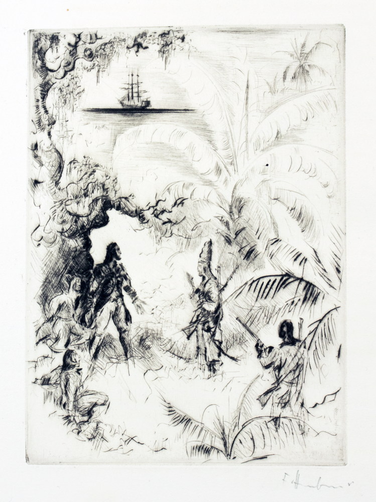 Friedrich Heubner - Daniel Defoe. Robinson Crusoe. - Image 4 of 6