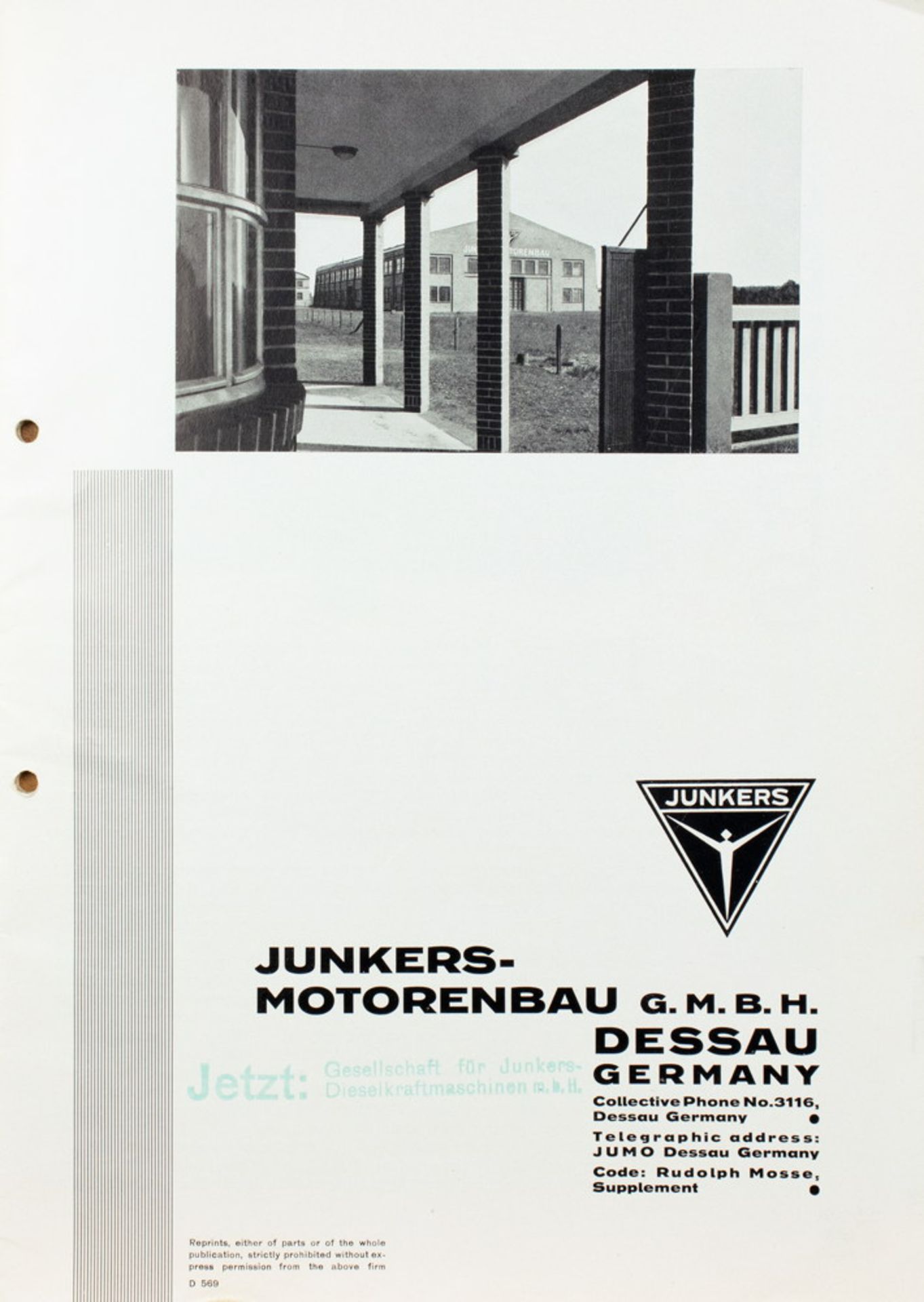 Junkers - Opposed Piston Diesel Engines. - Bild 3 aus 3