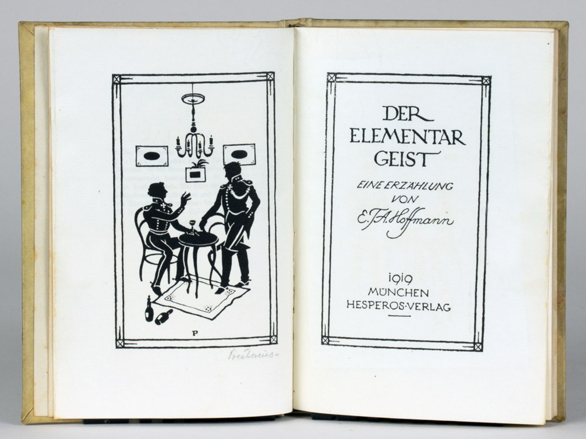 Emil Preetorius - E. T. A. Hoffmann. Der Elementargeist. - Image 2 of 2