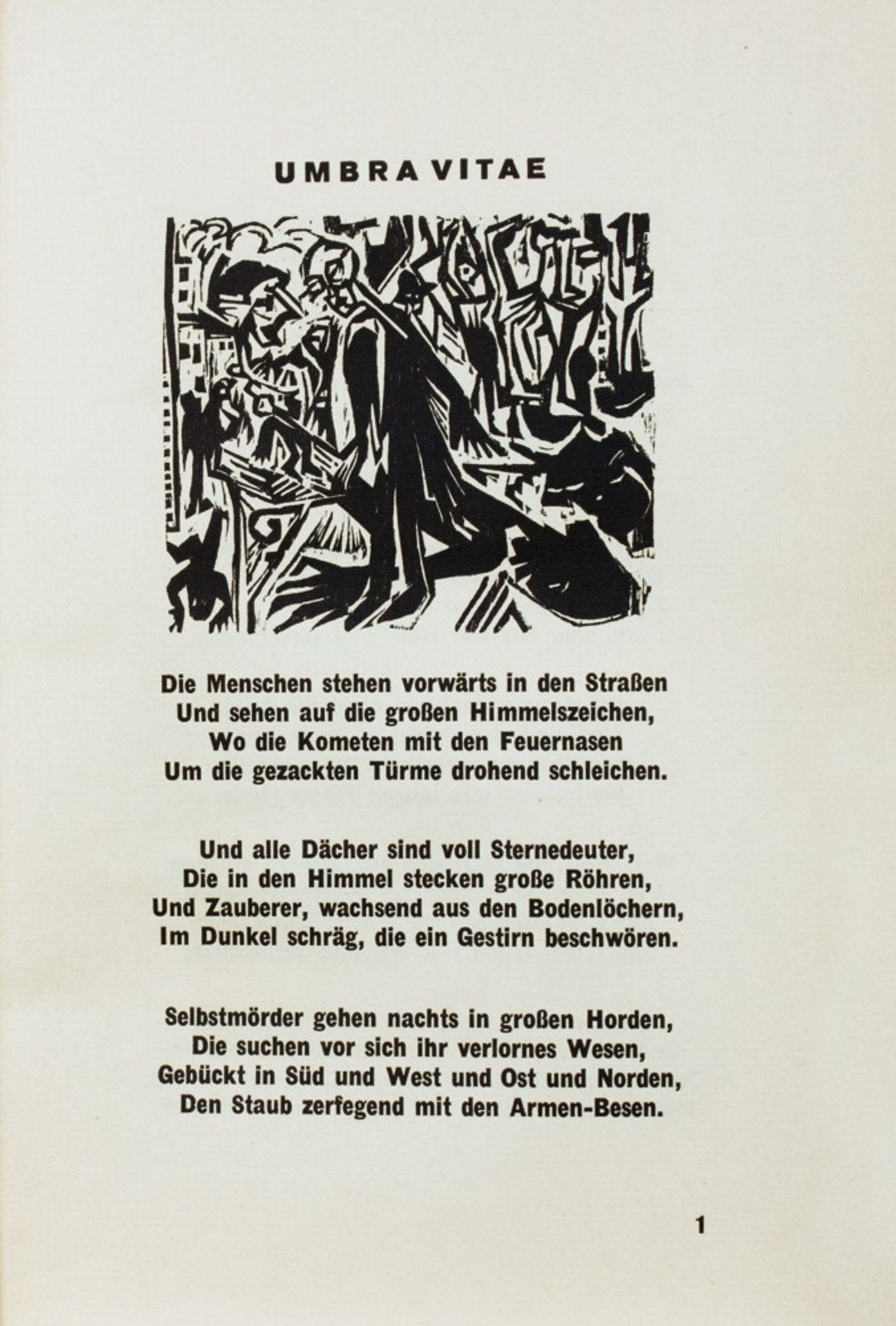 Ernst Ludwig Kirchner - Georg Heym. Umbra vitae. - Image 3 of 8