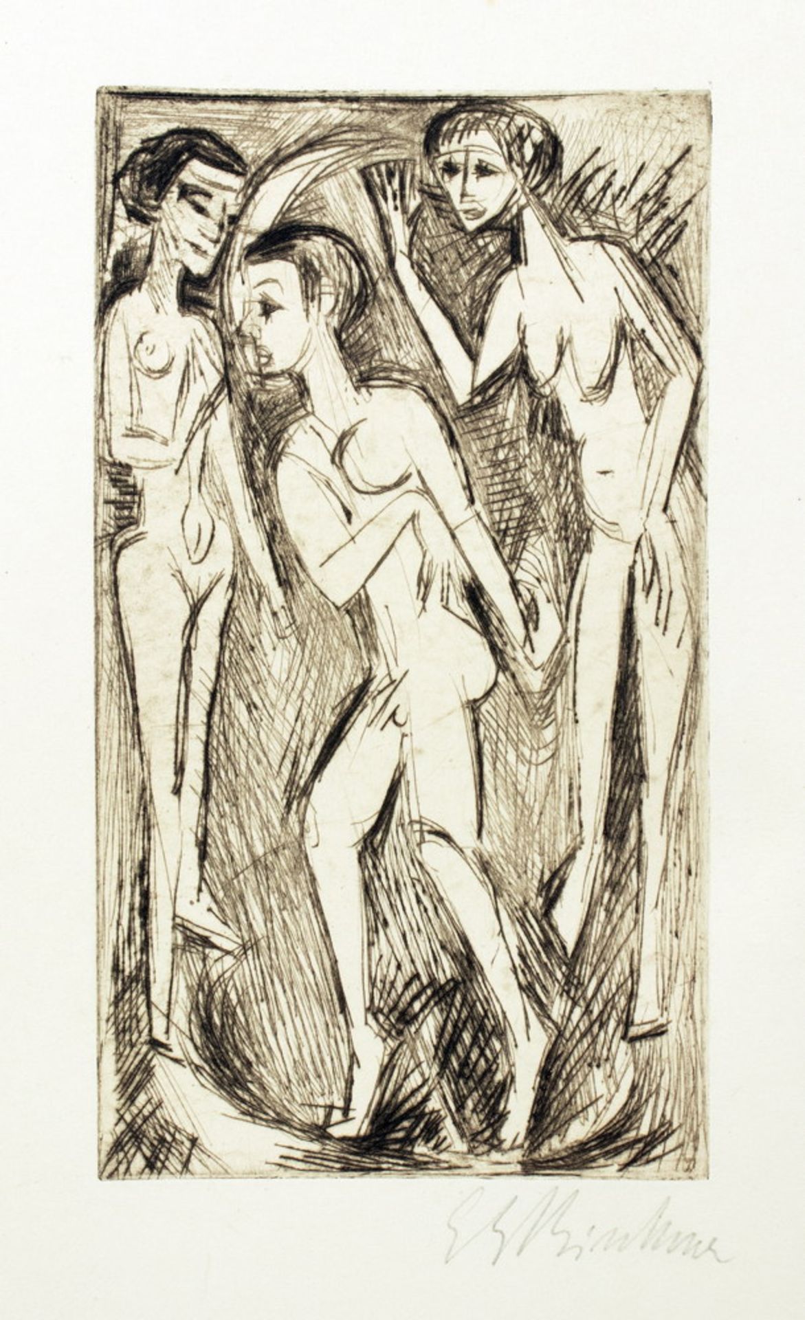 Gustav Schiefler. Die Graphik Ernst Ludwig Kirchners bis 1924. - Image 4 of 11