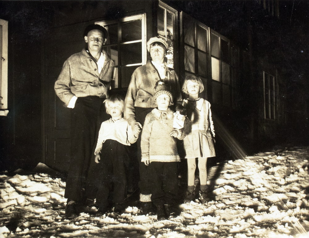 Oskar Schlemmer und Familie.