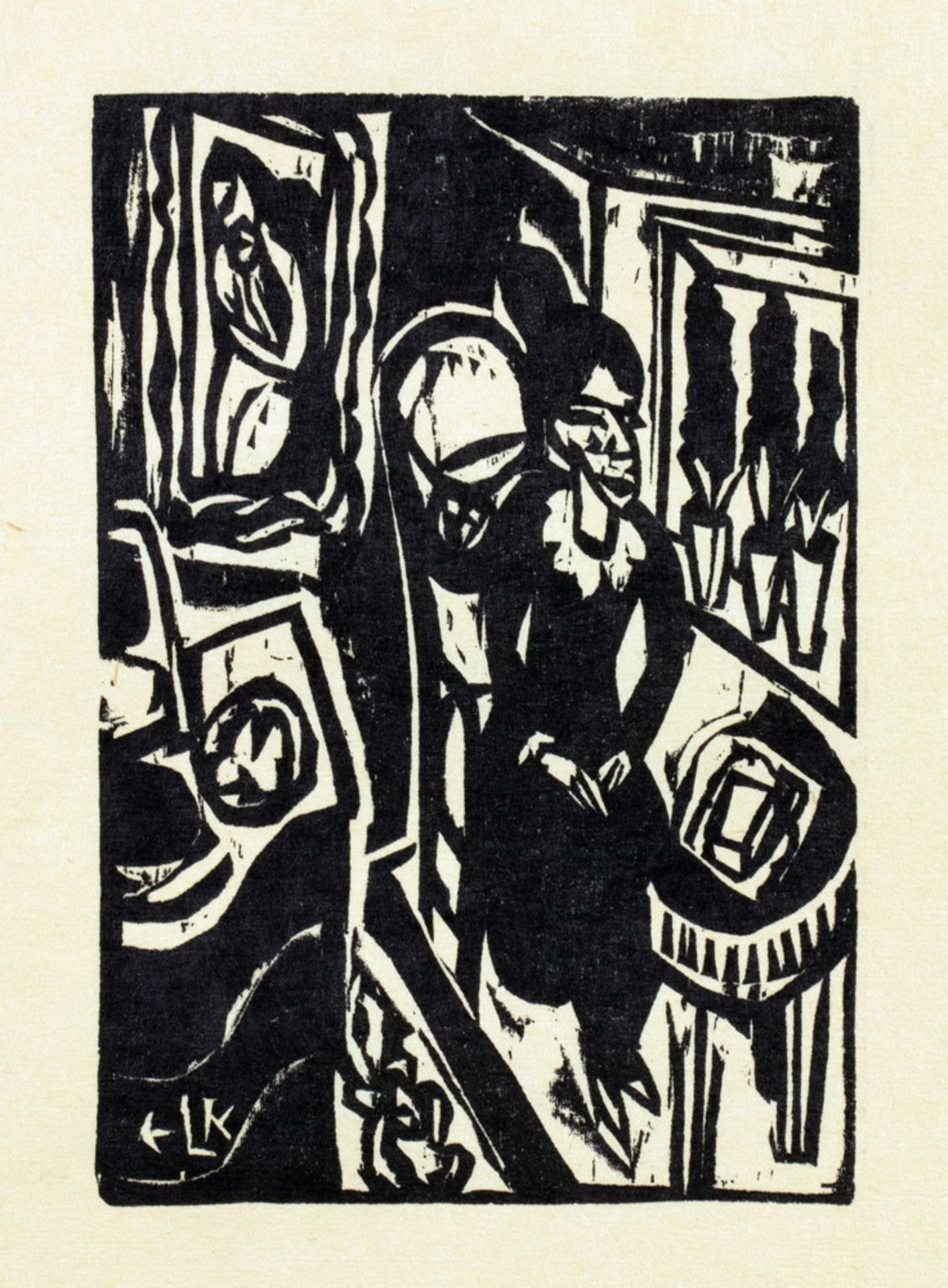 Ernst Ludwig Kirchner - Alfred Döblin. Das Stiftsfräulein und der Tod. - Image 2 of 5