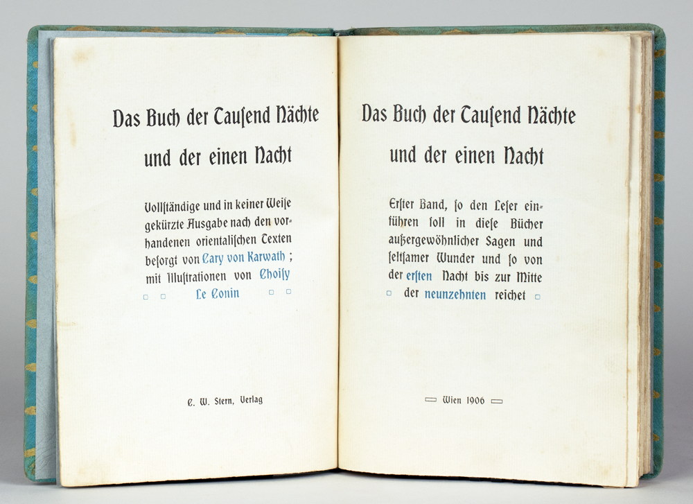 Das Buch der Tausend Nächte und der einen Nacht. - Image 2 of 6