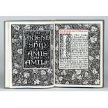 Kelmscott Press - Of the Friendship of Amis and Amile.