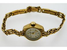 A ladies 9ct gold Rotary wrist watch, 14.26g