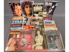 A quantity of approx. 23 mixed magazines & publications including Playbirds