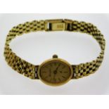 A ladies Woodford 9ct gold wrist watch, 19.96g inc