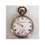 A Ham & Huddy, Liskeard, Omega pocket watch, case