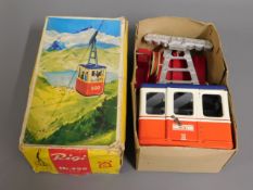 A boxed West German Lehmann Rigi no.900 tin plate