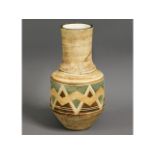 A Troika pottery vase by Louise Jinks, 10in tall