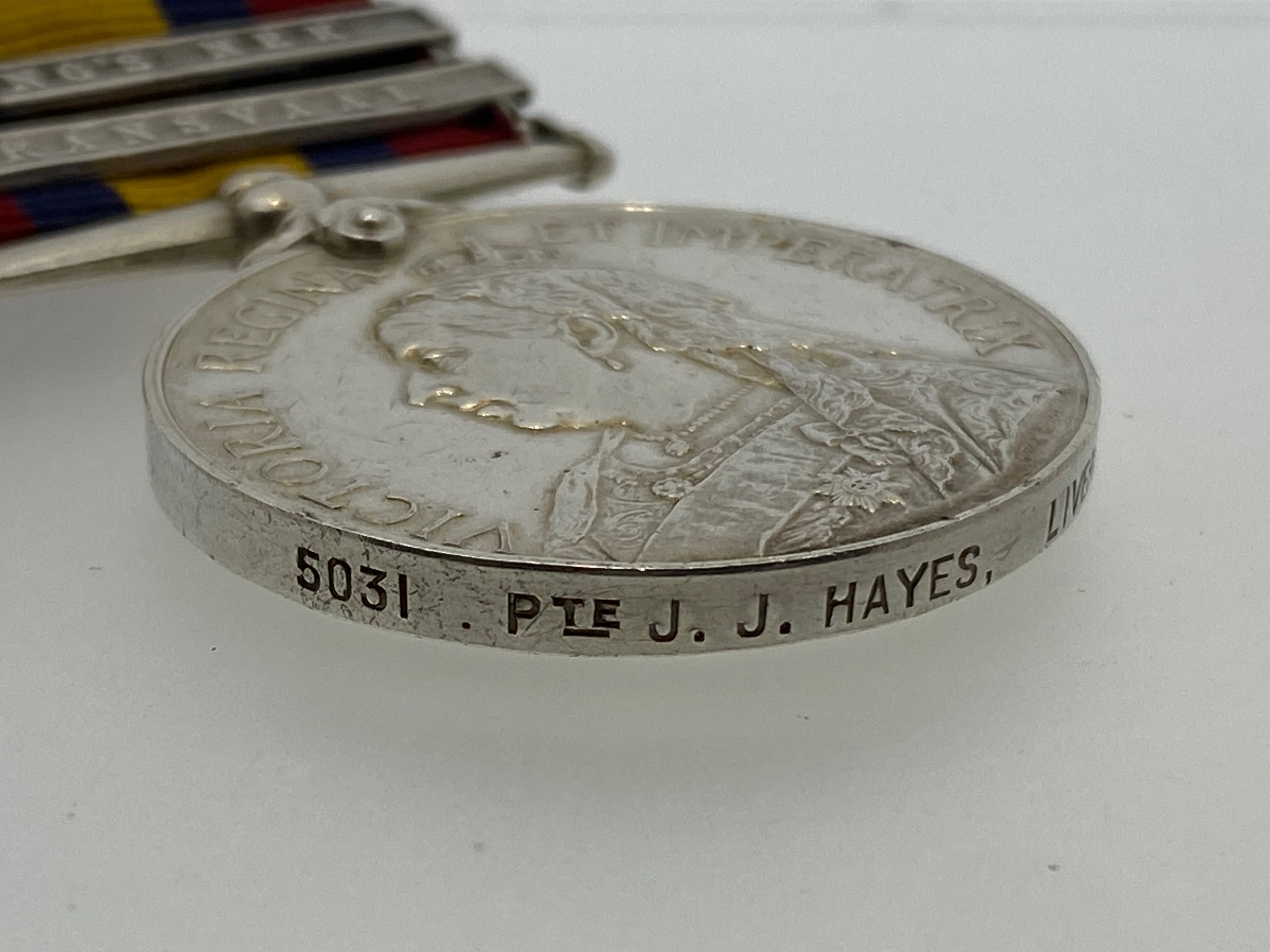 A Victorian South African war medal awarded to 503 - Image 2 of 4