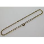 A yellow metal chain, electronically tests as 9ct