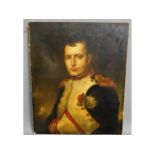 A c.1840 oil on canvas depicting Napoleon Bonapart