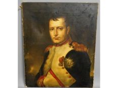 A c.1840 oil on canvas depicting Napoleon Bonapart