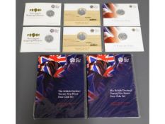 Six Royal Mint Britannia silver £20 commemorative