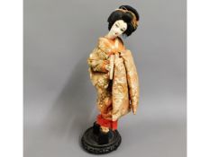 A Japanese model of Geisha girl, 18in tall