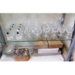 A set of eight Scottish cut glass crystal whisky t