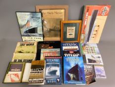 A quantity of Titanic related items including a Ai