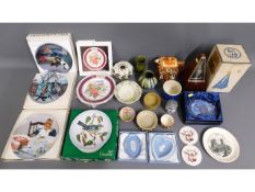 A quantity of decorative plates including Bing & G