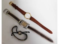 A ladies Timberland wrist watch, a Pulsar wristwat