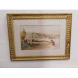 A gilt framed Rubens Southey watercolour, dated 19