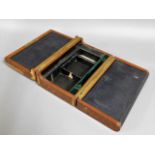 A c.1900 ladies stationery box, 9.75in wide x 6in