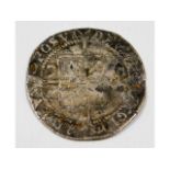 An Elizabeth I six pence coin a/f, 24mm diameter,