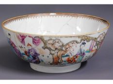 A 19thC. hand decorated Chinese porcelain bowl, st