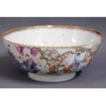 A 19thC. hand decorated Chinese porcelain bowl, st