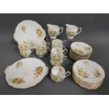 A quantity of 35 pieces of Royal Albert daffodil t