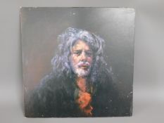 A limited edition 5/450 print of Robert Lenkiewicz