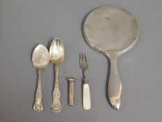 Two 19thC. spoons, including Josh Todd 1866 Glasgo