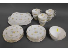 A quantity of Shelley "Charm 13752" porcelain tea