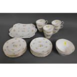 A quantity of Shelley "Charm 13752" porcelain tea