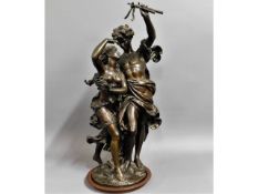 A large, signed 19thC. bronze by Hippolyte-Françoi