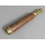 An Arnold, London, Day or Night brass telescope, g