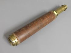 An Arnold, London, Day or Night brass telescope, g