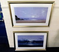 A pair of framed Les Spence artist proof prints of