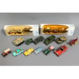A small quantity of diecast model vehicles includi