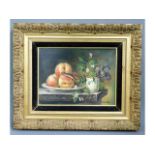 A framed oil on panel still life by W. J. Kleijn,